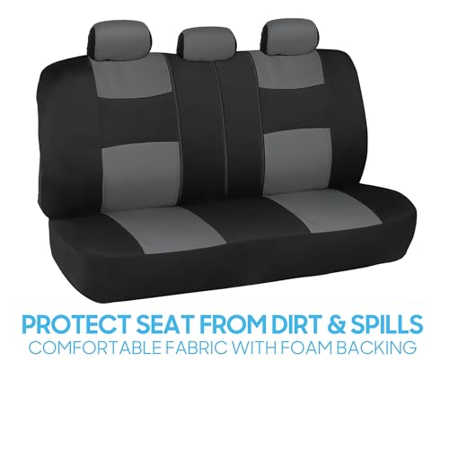 Solid Black Full Set Car Seat Covers O612528