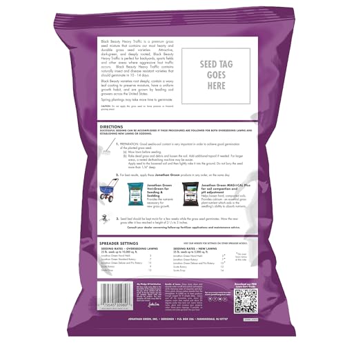Black Beauty Heavy Traffic Grass Seed 25 lb D190