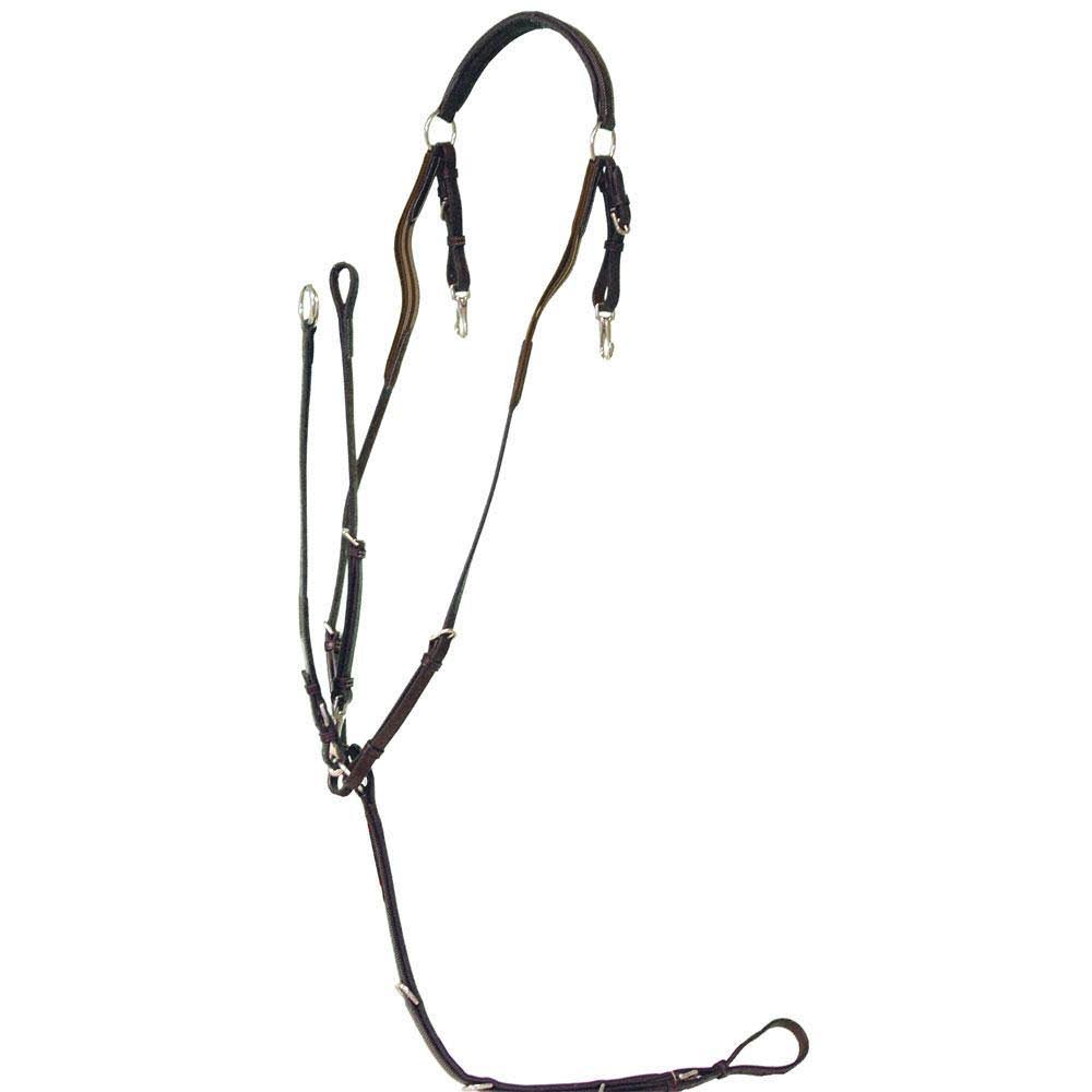 Elastic Side Breastplate with 2 Attachments L435