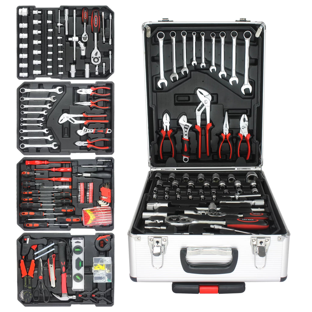 White 4 Layers Rolling Tool Box Set T485093