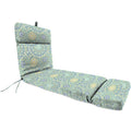 Pewter Multicolor Paisley Rectangular Outdoor Chaise Lounge Cushion M742964