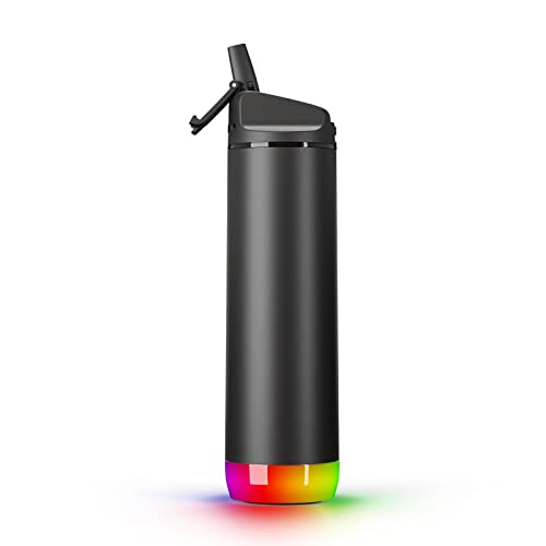 Insulated Stainless Steel Smart Water Bottle with Straw Lid, 21 oz U574540