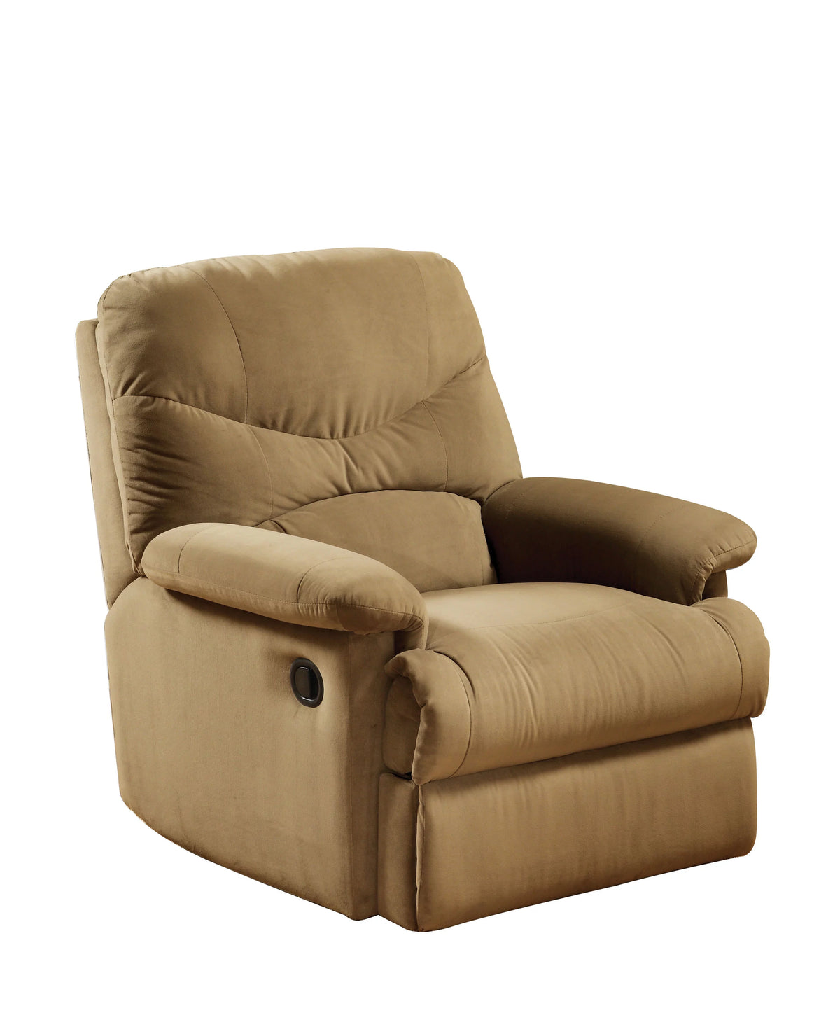 Light Brown Microfiber Recliner N8664