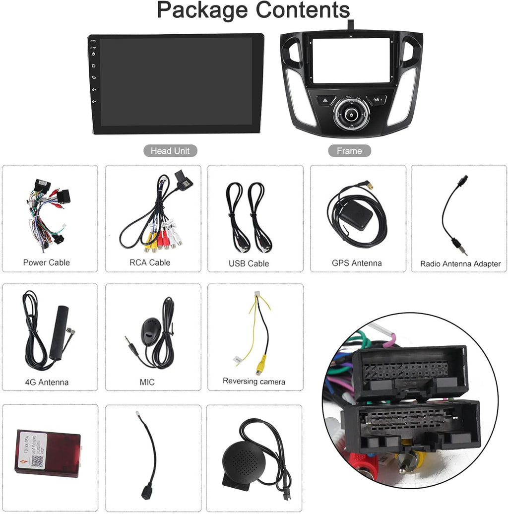 Android 10 Car Radio 9 inch IPS Touch Screen CarPlay Bluetooth A666