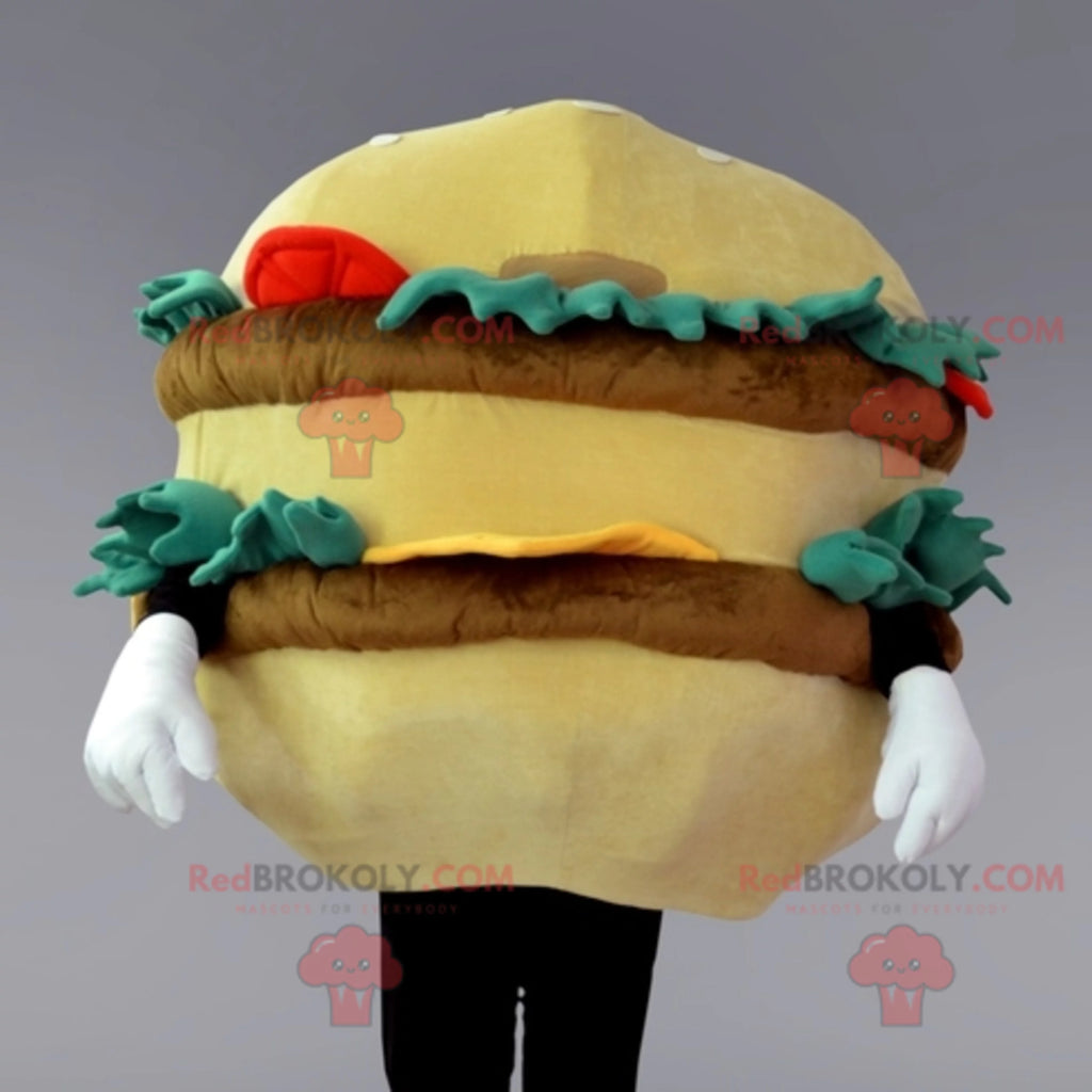 Beige and Brown Hamburger R563774