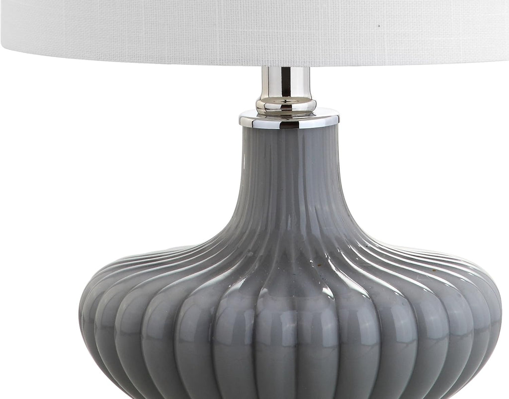 Gray Glass and Lucite LED Table Lamp H13938