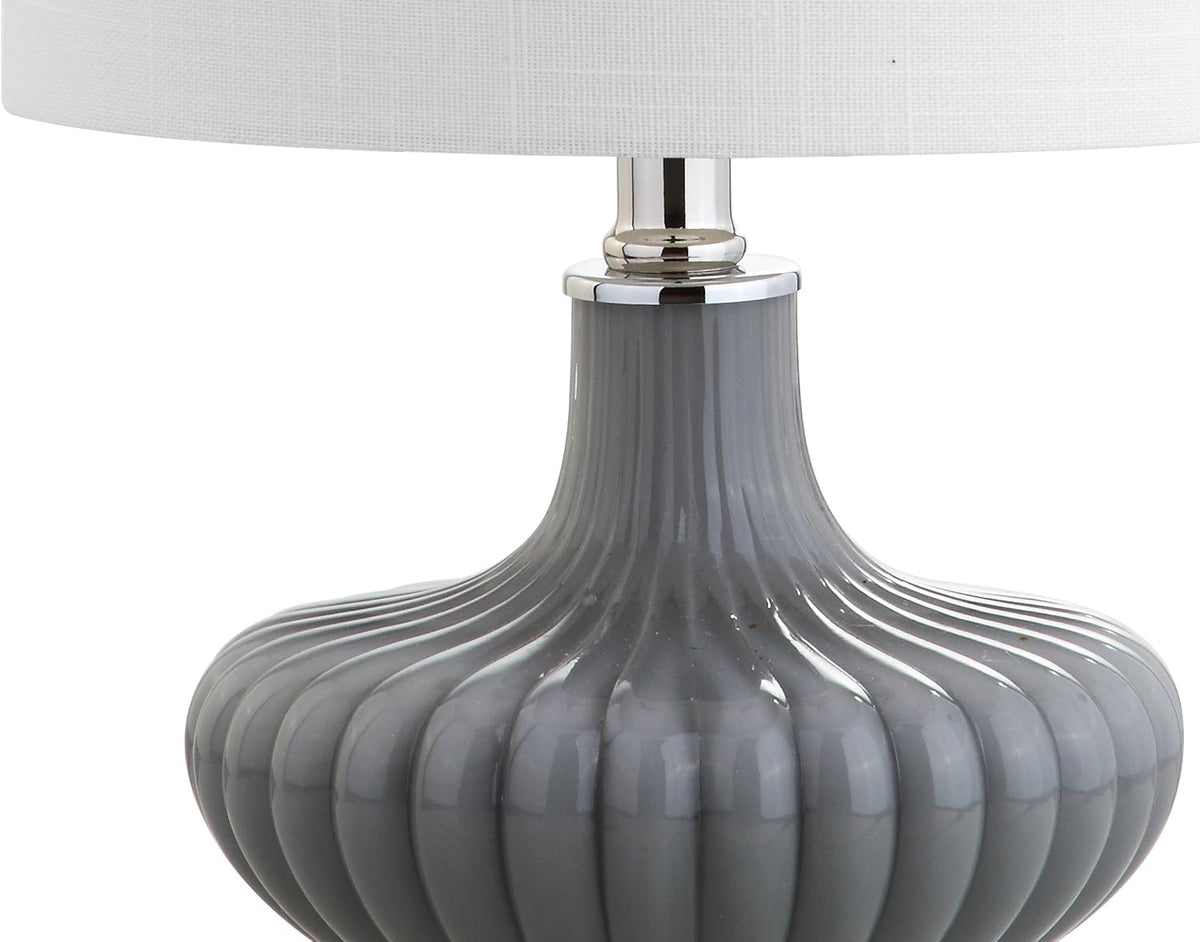 Gray Glass and Lucite LED Table Lamp H13938