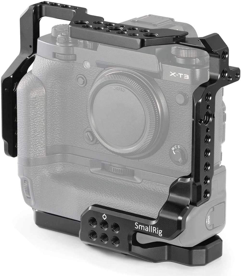 Aluminum Alloy Camera Cage with Cold Shoe and NATO Rail N631