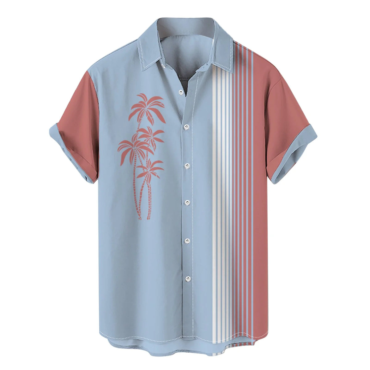 Hawaiian Short Sleeve Button Up Shirts Y752