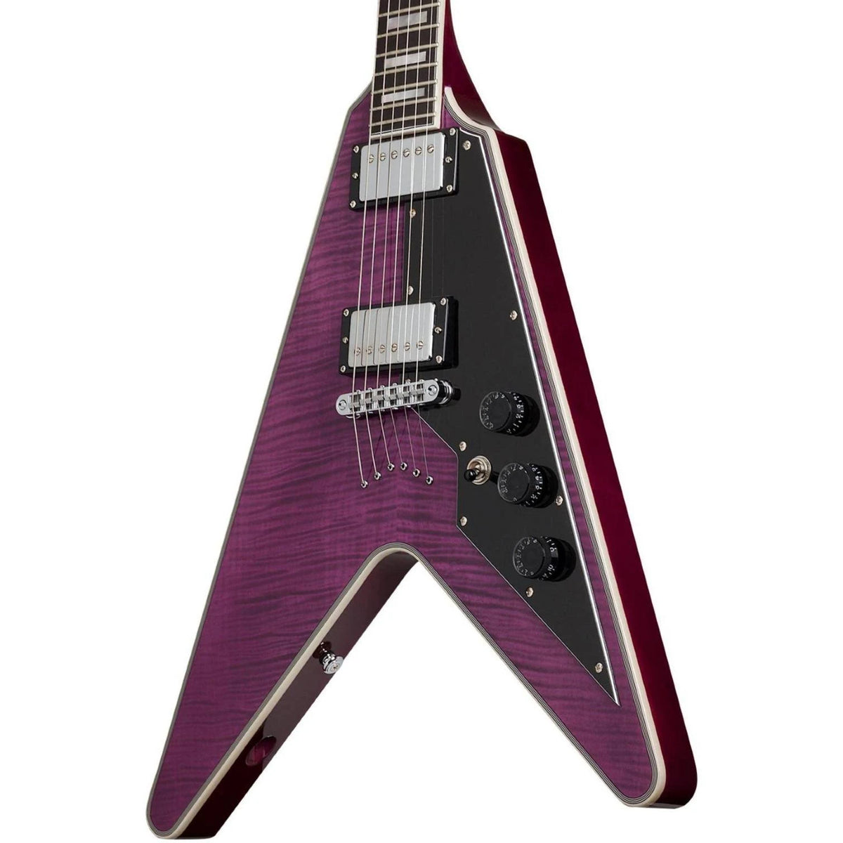 Transparent Purple Electric Guitar H9933