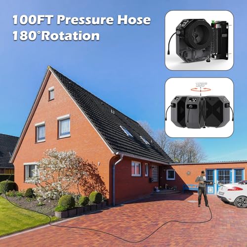 5000 PSI Electric Pressure Washer with 100FT Hose, Black P36732