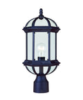 Textured Black Post Lantern B17698