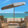 White/Navy Beach Patio Umbrella G41081
