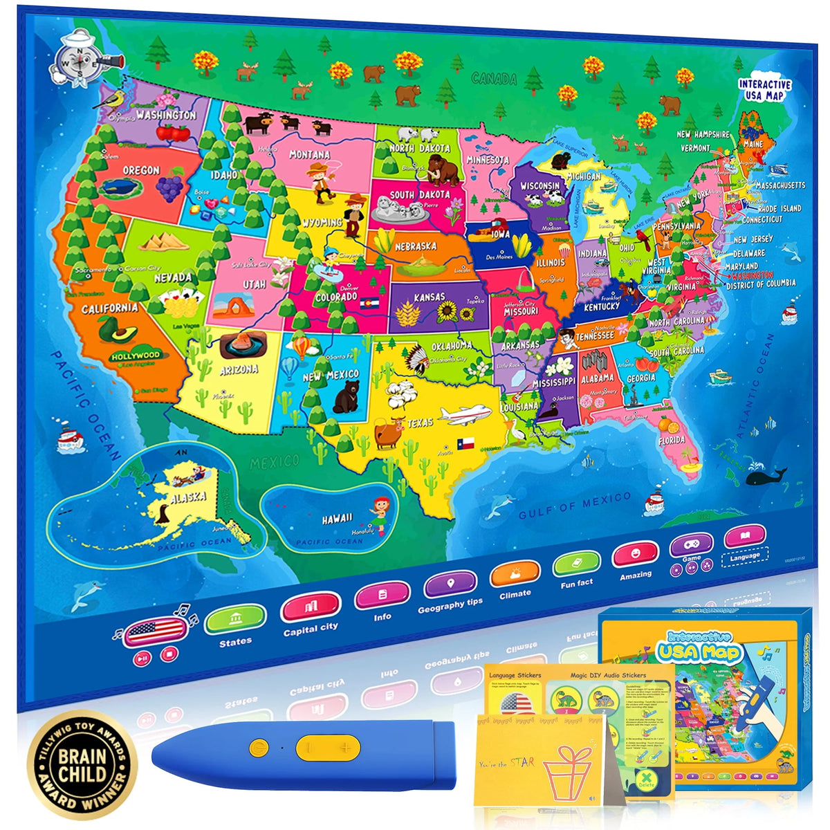 Educational Map Games for Kids N897287