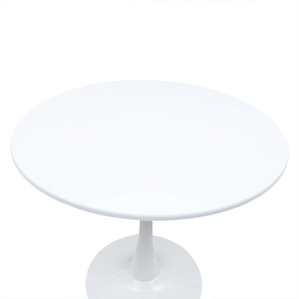 White Round End Table with MDF Top Z7967