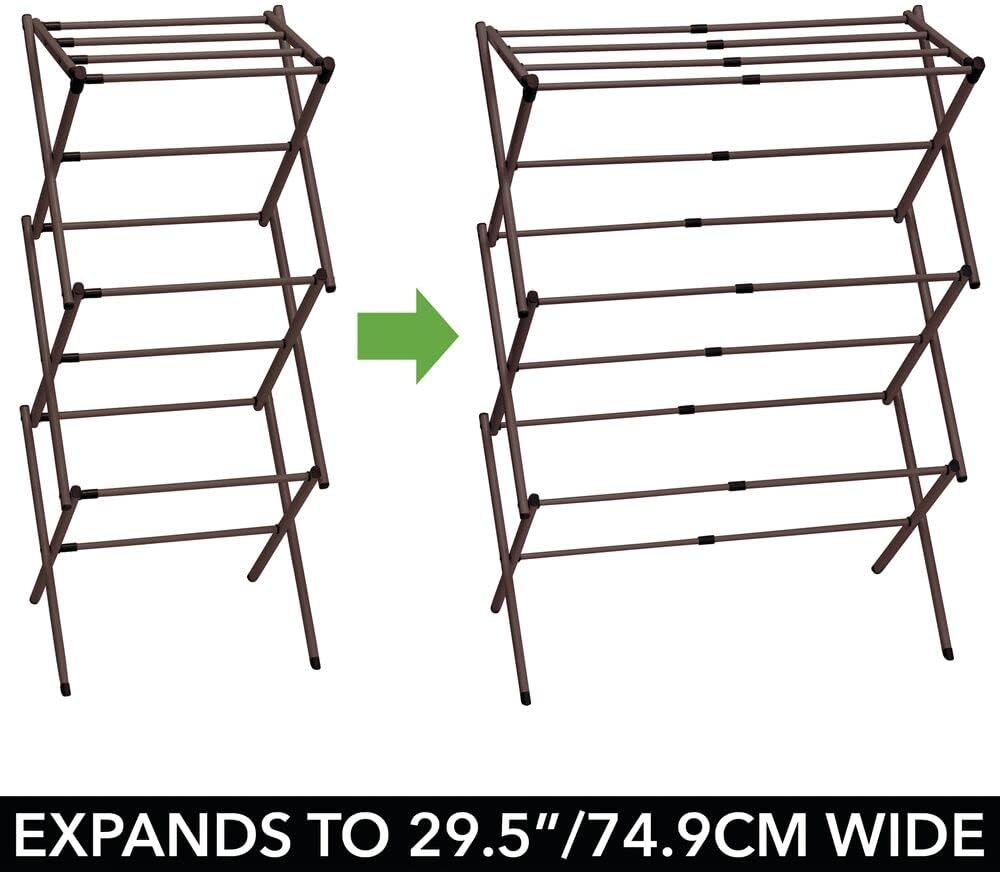Bronze Tall Foldable Laundry Drying Rack L90912
