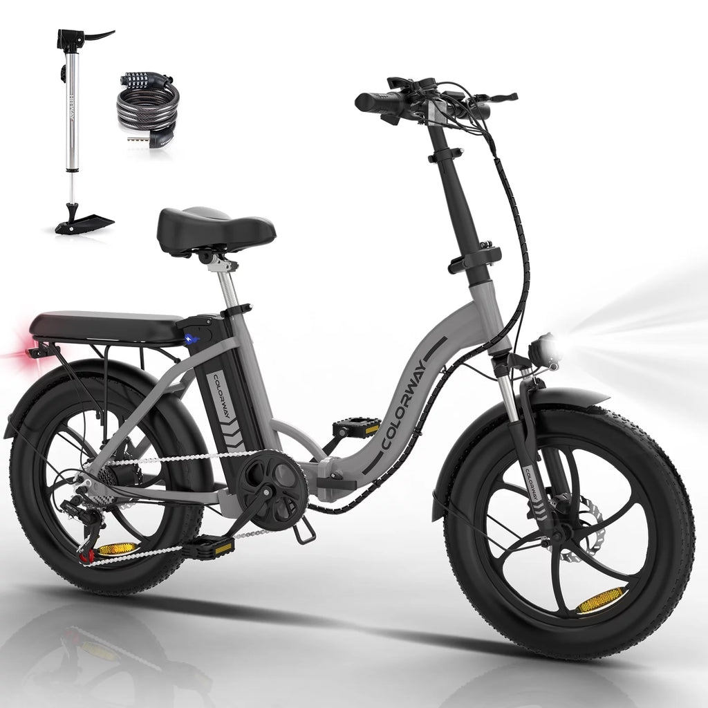 500W Fat Tire Electric Bike 11.2Ah 36V T9143