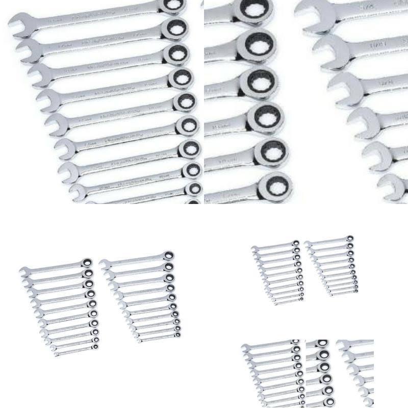 20-Piece Ratcheting Wrench Set SAE and Metric M37046