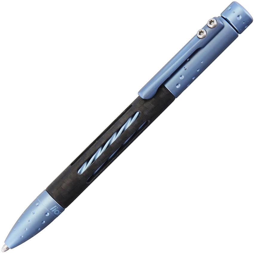Carbon Fiber Blue Pen A187