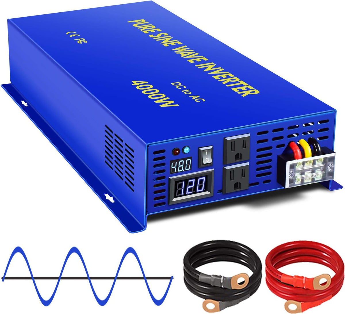 3500 Watt Pure Sine Wave Power Inverter 48V to 120V AC L176