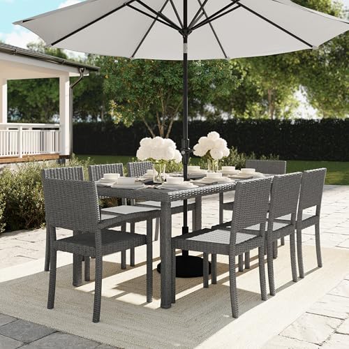 Brown Set of 2 Stackable Patio Armchairs C36228