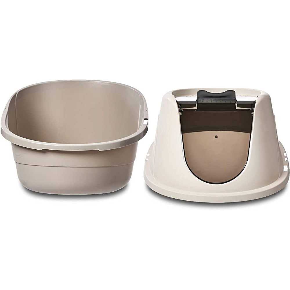 No-Mess Hooded Cat Litter Box Q371