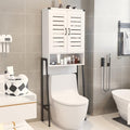 White 2-Door Over Toilet Storage Cabinet U308295