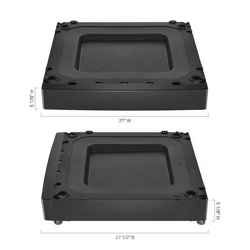 Black Steel Laundry Pedestal Y855