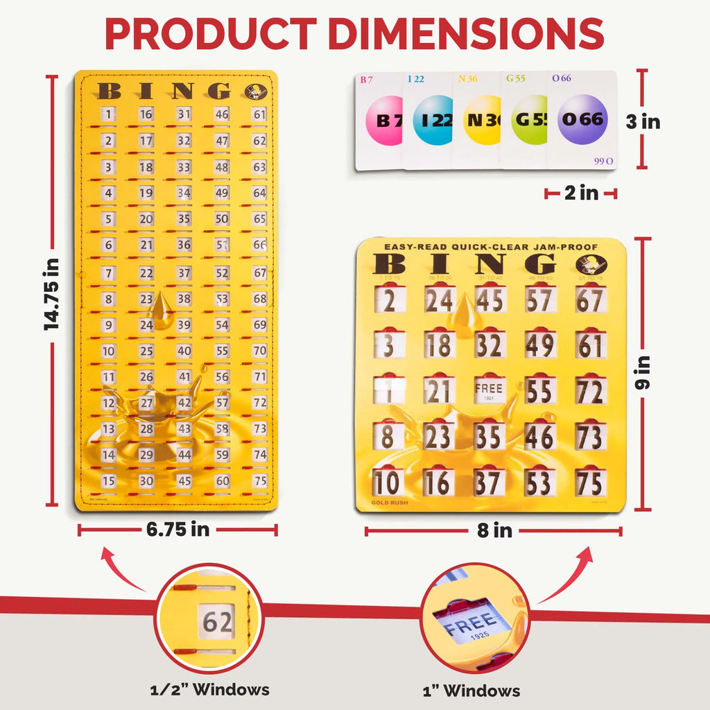 Bingo Cards with Sliding Windows R61206