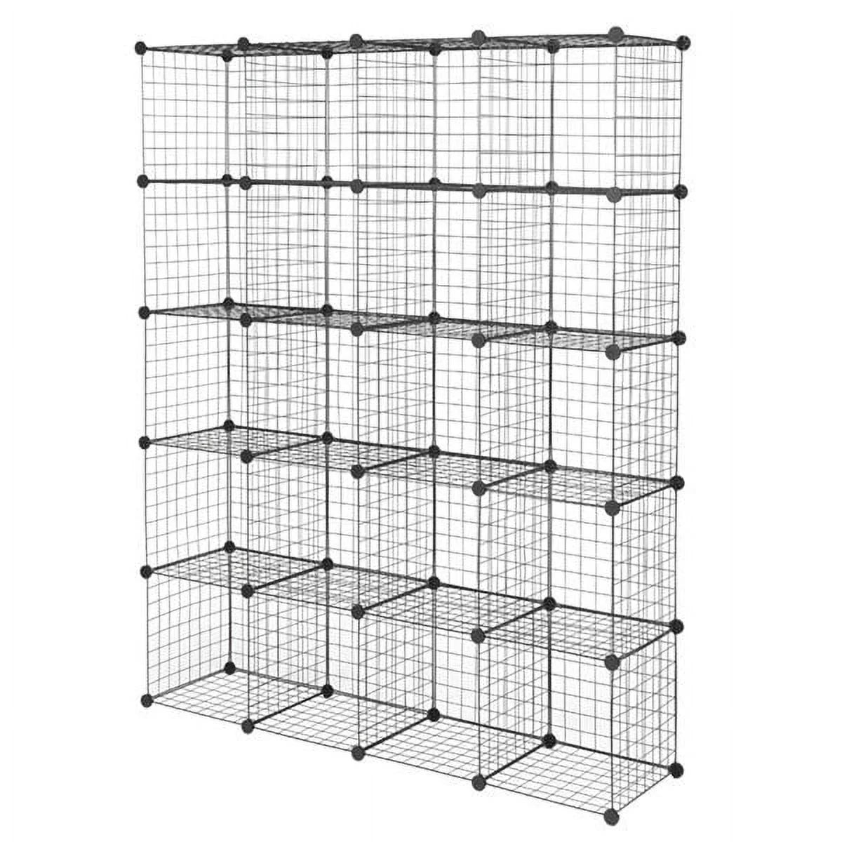 Metal Wire Cube Storage Organizer Shelves C265341