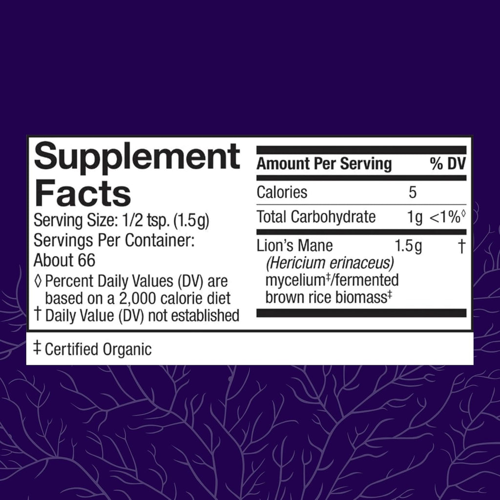 Bundle with Stamets 7 Mushroom Powder 3.5 oz & Lion's Mane Powder 3.5 oz G70798