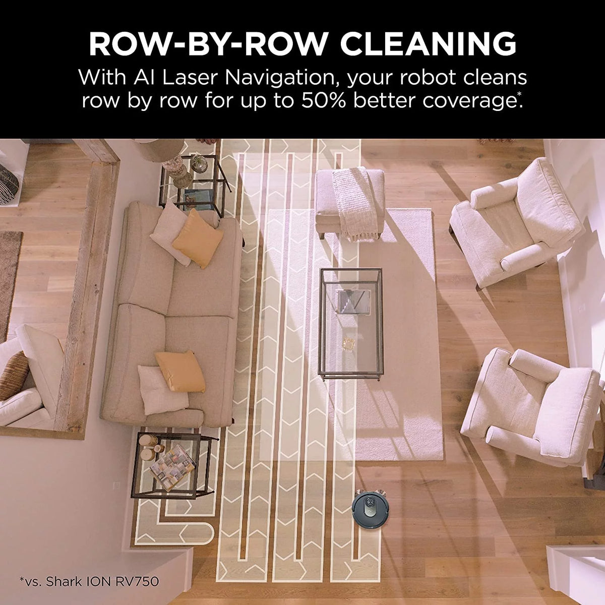 Robot Vacuum with Self-Cleaning Brushroll, Home Mapping, Gray R1101