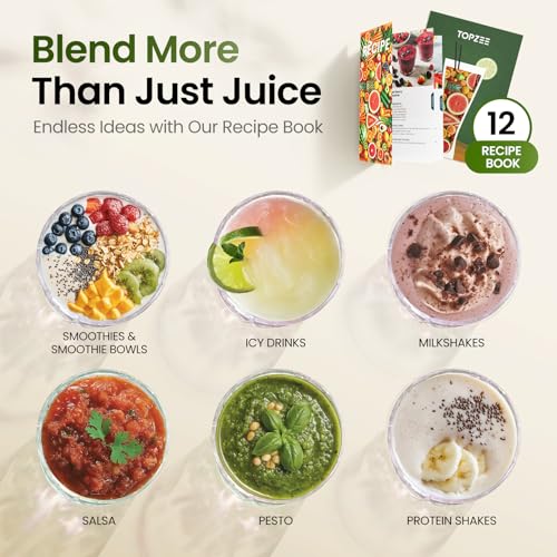 1000W Single Serve Smoothie Blender with 24oz Cups J332579