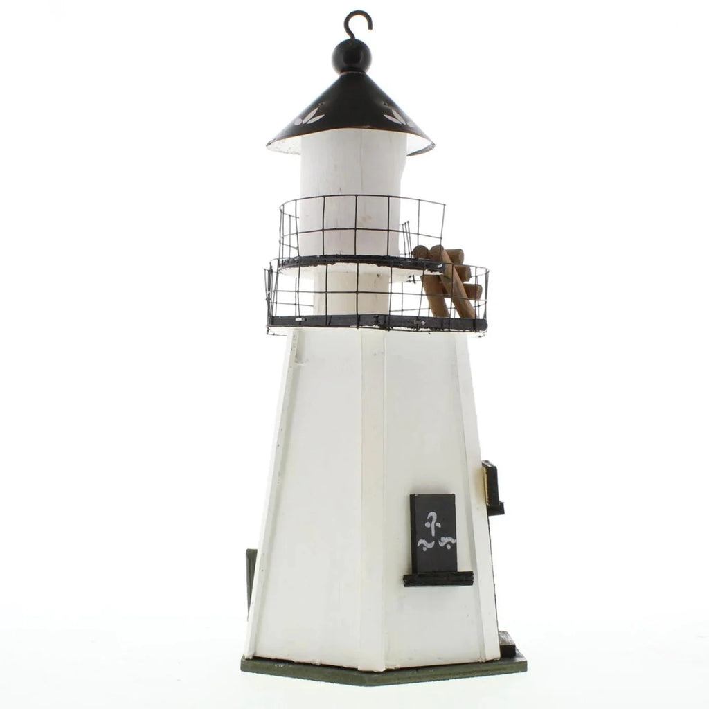 Nautical Wood Lighthouse Bird House K62432