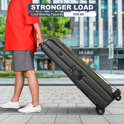 Portable Massage Table Cart with Wheels Foldable U186492