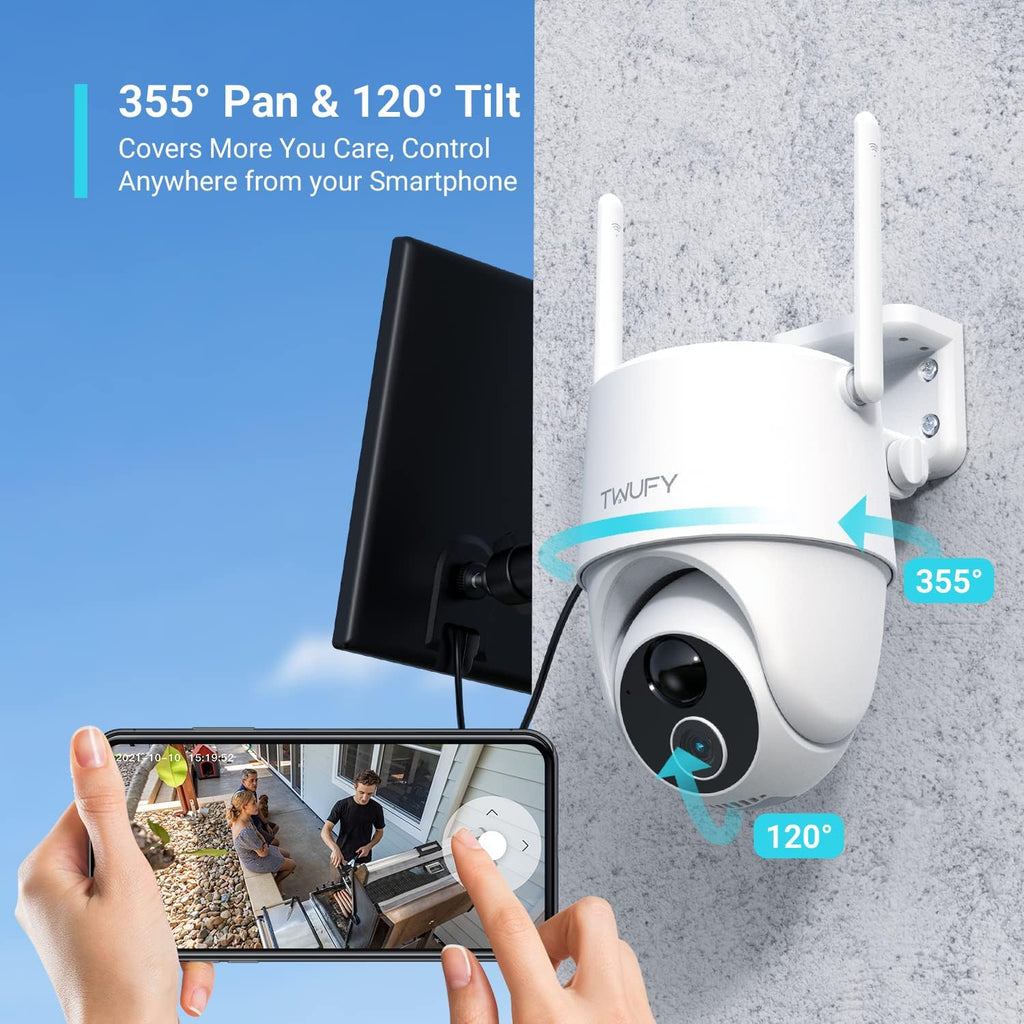 Wireless Outdoor Security Camera with 360° PTZ B764