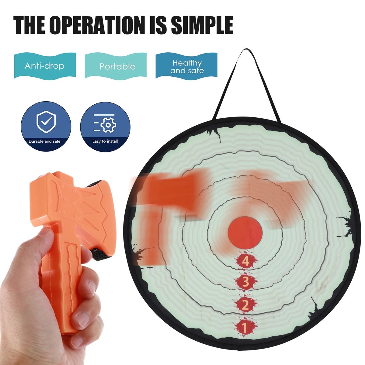 Children Throwing Axe Dart Toy Dart Board Toy Kids Sticky Ball Toy Y912733