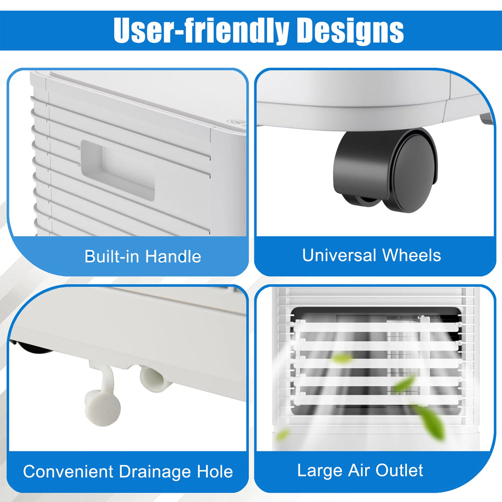 6000 BTU Portable Air Conditioner 3-in-1 Black K751920