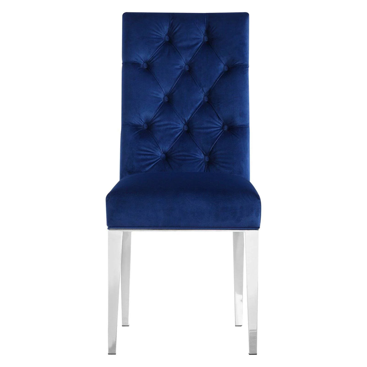Black Velvet Dining Chair Set of 2 A7465