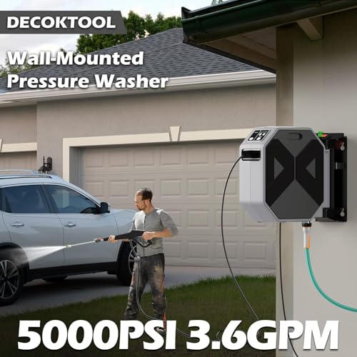 5000 PSI Electric Pressure Washer with 100FT Hose, Black P36732