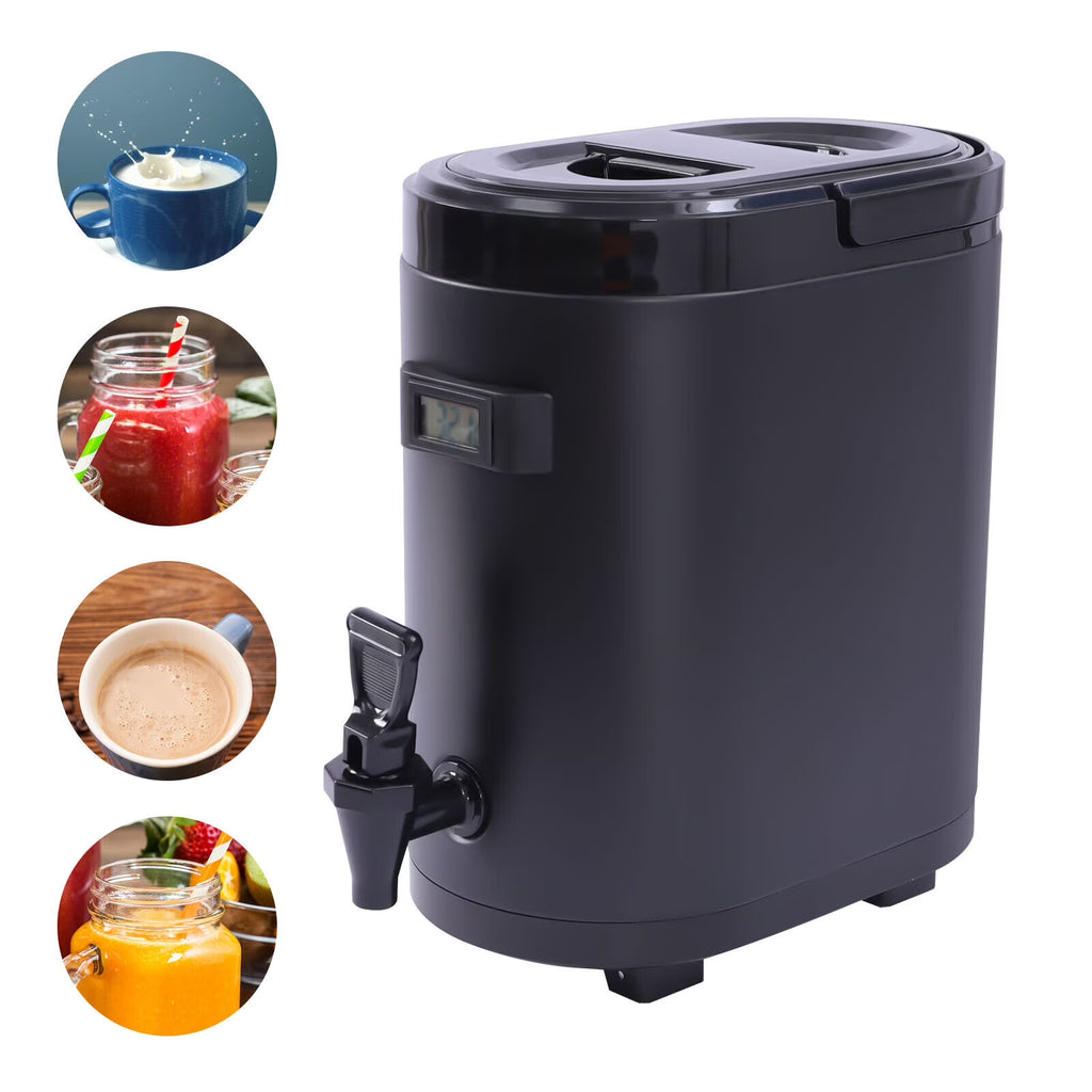 Black Insulated Beverage Dispenser with Handle O529239