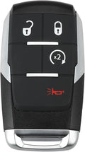 Replacement Keyless Entry Remote Car Key Fob 4 Buttons with Door Key B691