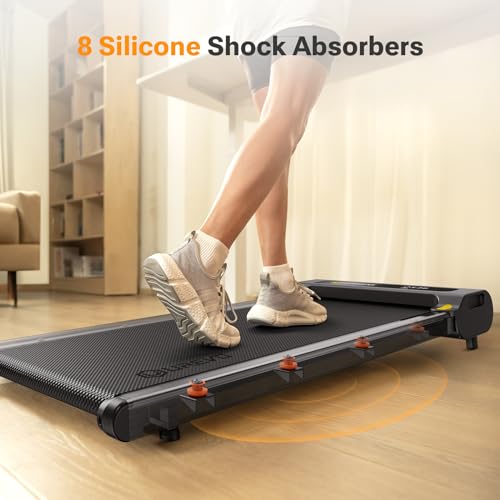 Manual Incline Under Desk Treadmill with Remote Control, LED Display E257