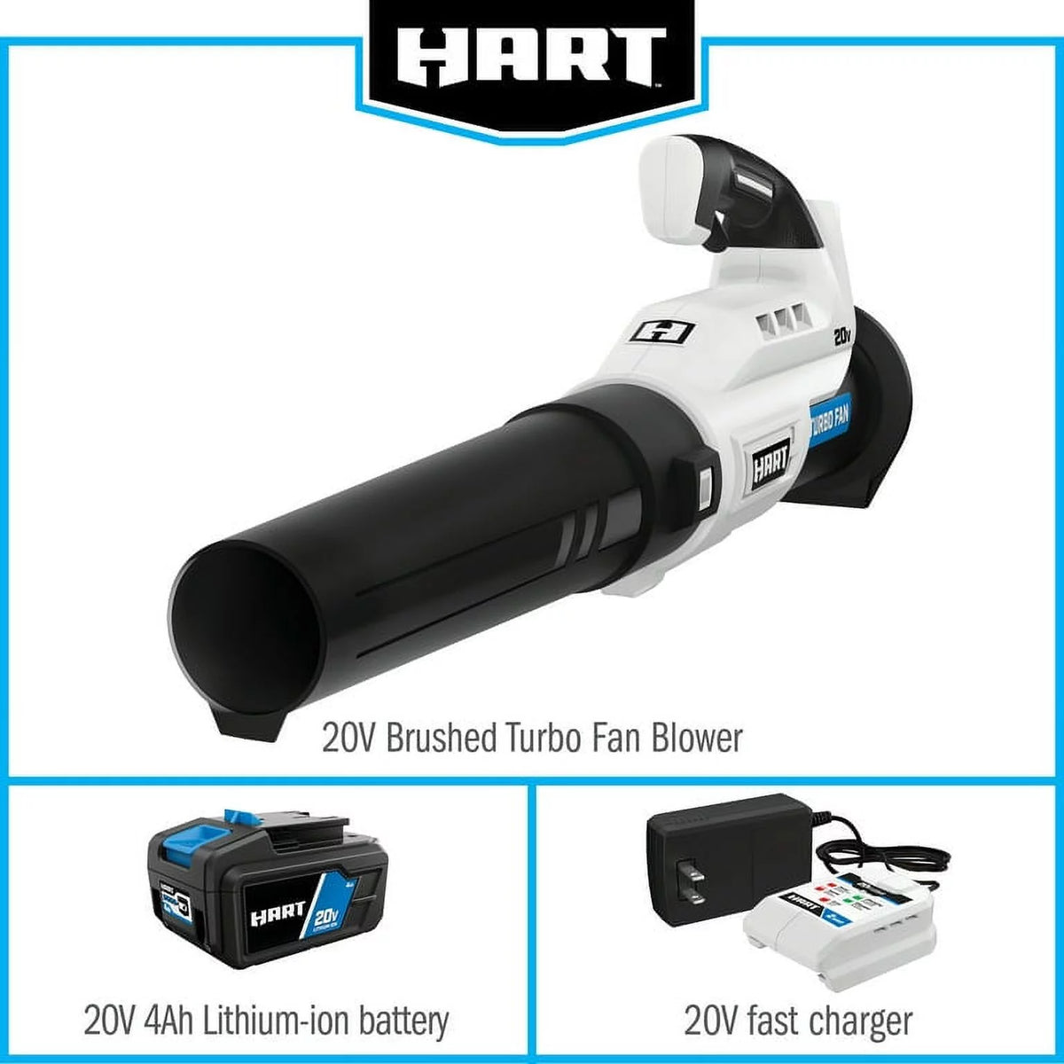 20-Volt Turbo Fan Blower with 4.0Ah Lithium-Ion Battery E5116