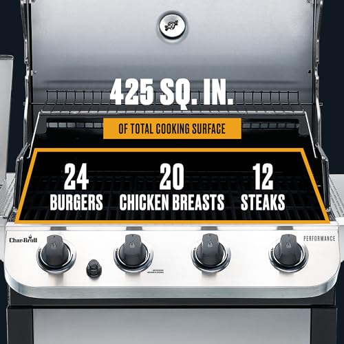 Stainless Steel 4-Burner Propane Gas Grill Q588692