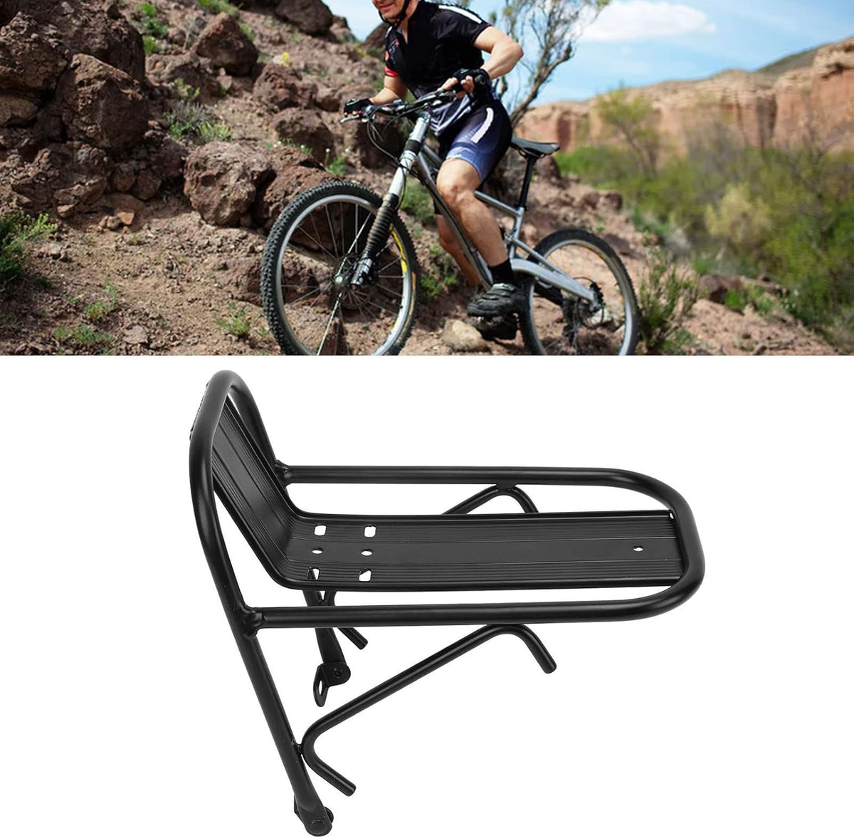 Aluminum Front Luggage Carrier Rack for Mountain Bike B214