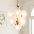 9-Light Globe Cluster Chandelier U9766