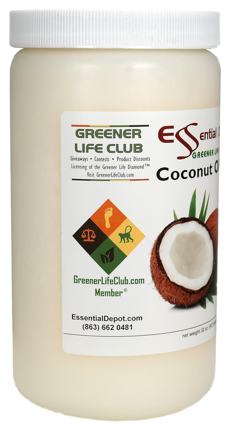 1 Quart 32 oz Food Grade Coconut Oil T3579