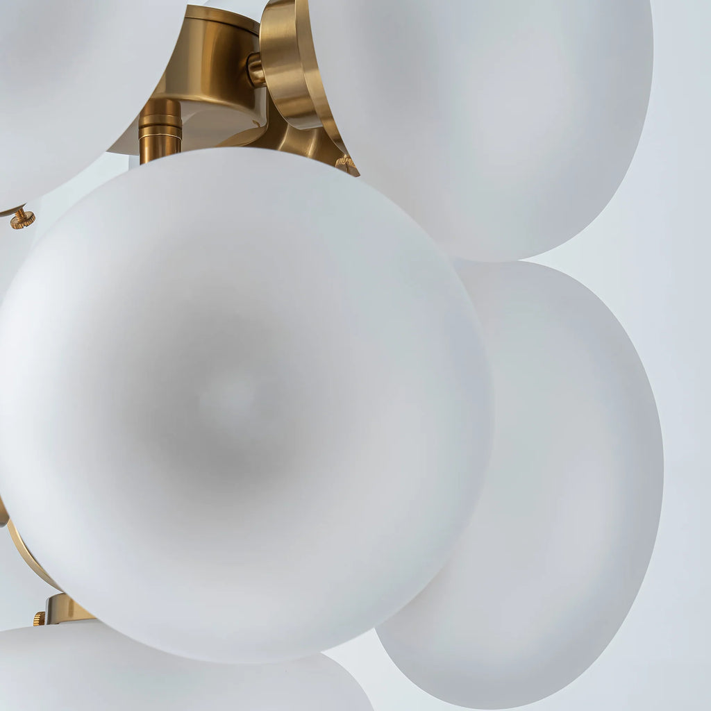 9-Light Globe Cluster Chandelier U9766