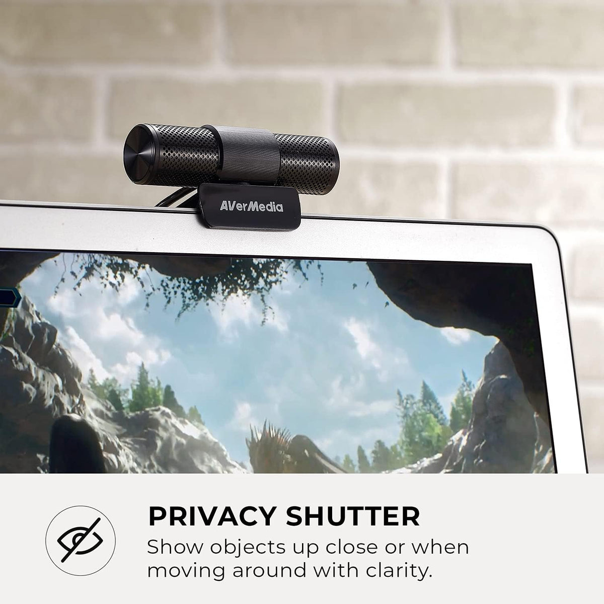 Full HD 1080P Webcam with Privacy Shutter and Dual Microphone X896